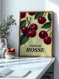 Kirschen Grafik Rot