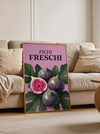 Frische Feigen auf Rosa
