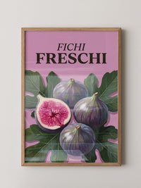 Frische Feigen auf Rosa