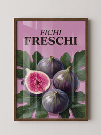 Frische Feigen auf Rosa