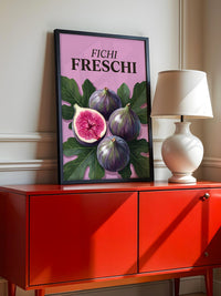 Frische Feigen auf Rosa