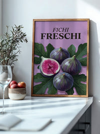 Frische Feigen auf Rosa
