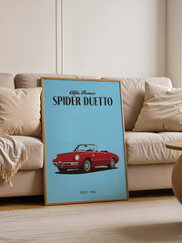 Klassischer Cabrio Rot Retro-Stil