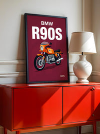 BMW Motorrad Orange Retro-Design