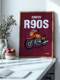 BMW Motorrad Orange Retro-Design