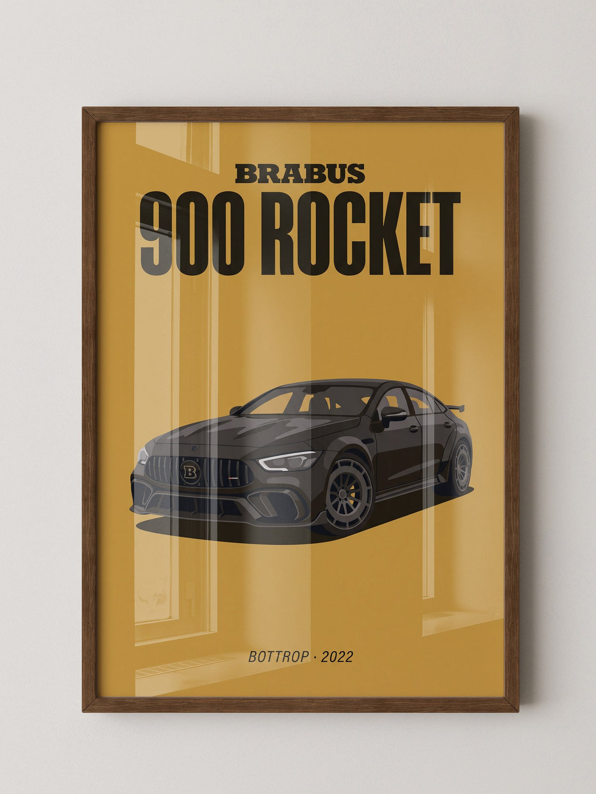 Brabus 900 Rocket Grafik schwarz