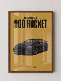 Brabus 900 Rocket Grafik schwarz