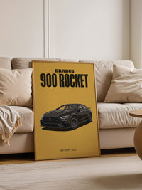 Brabus 900 Rocket Grafik schwarz