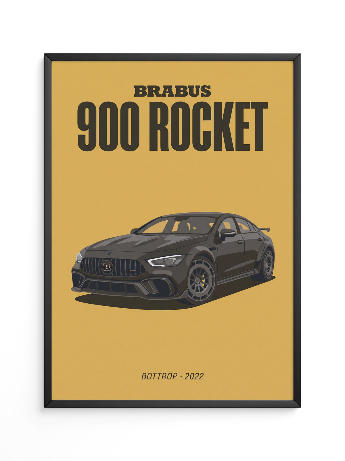 Brabus 900 Rocket Grafik schwarz