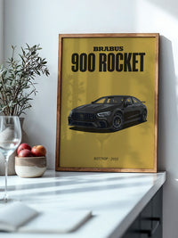 Brabus 900 Rocket Grafik schwarz