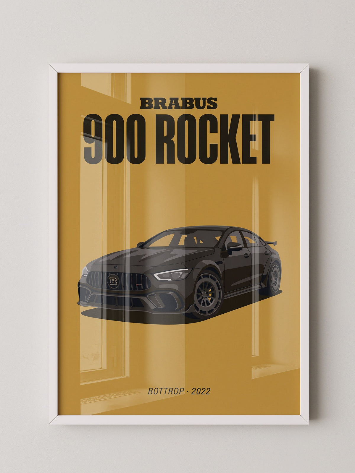 Brabus 900 Rocket Grafik schwarz