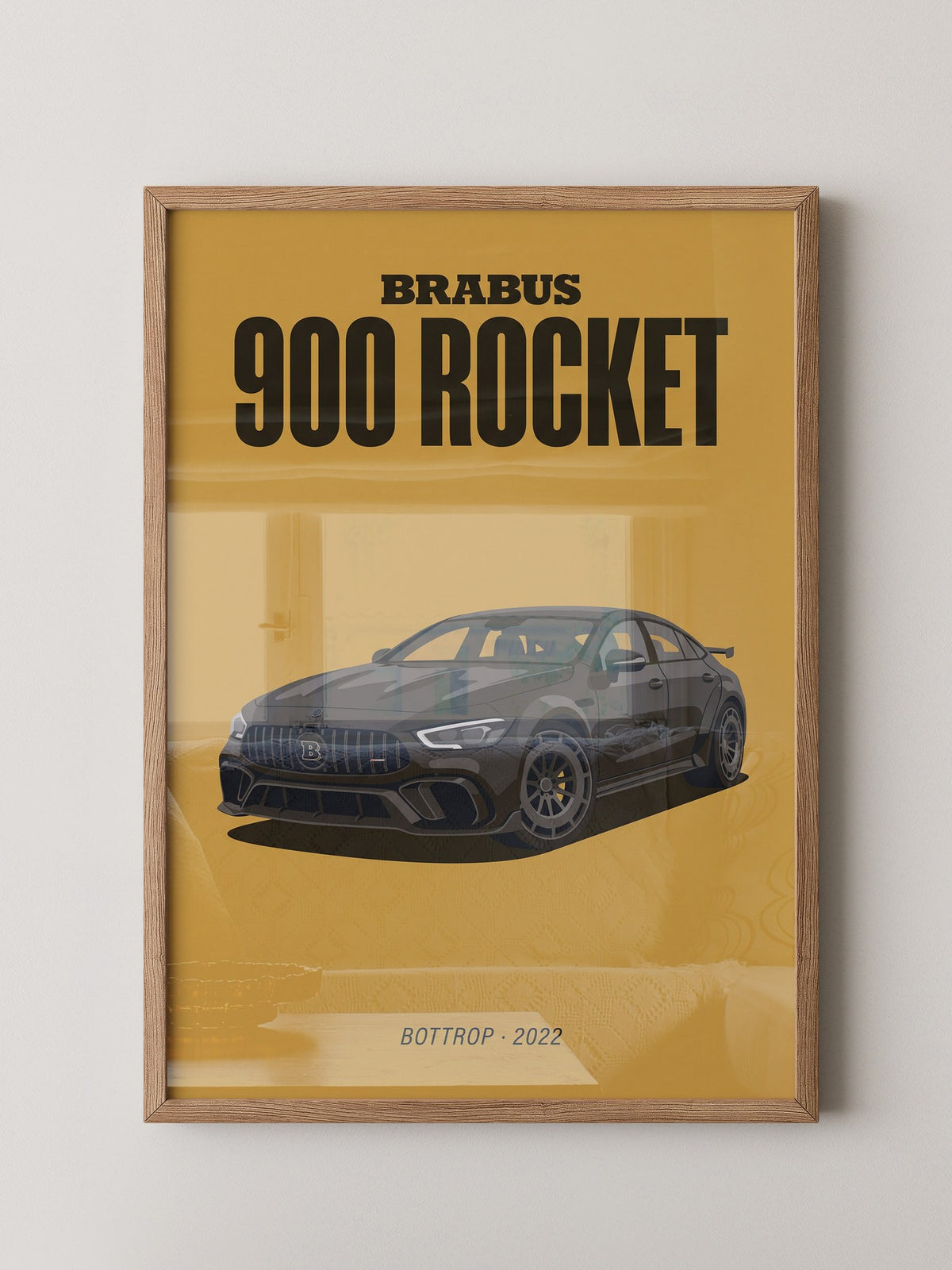 Brabus 900 Rocket Grafik schwarz