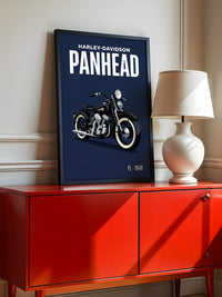 Motorrad Vintage Stil Schwarz