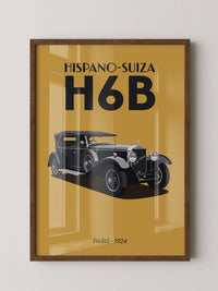 Hispano Suiza Oldtimer Vintage Design