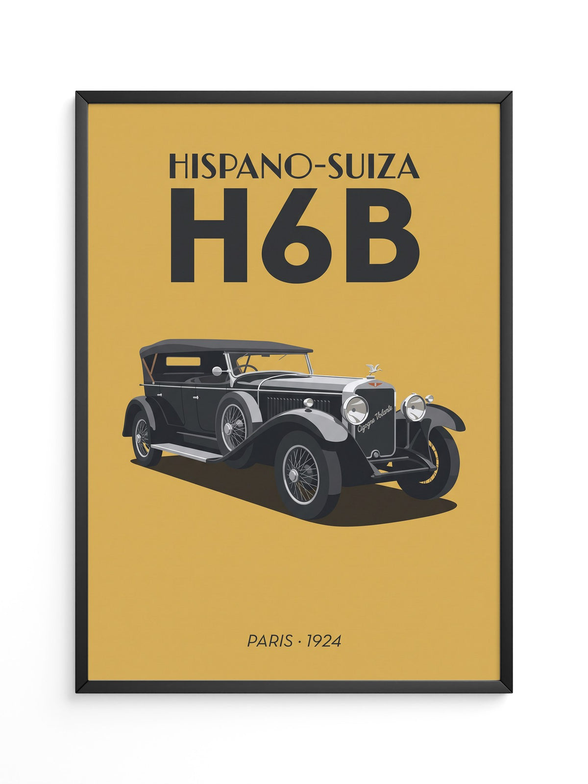 Hispano Suiza Oldtimer Vintage Design