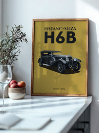 Hispano Suiza Oldtimer Vintage Design