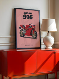 Ducati Motorrad Rot Retrostil