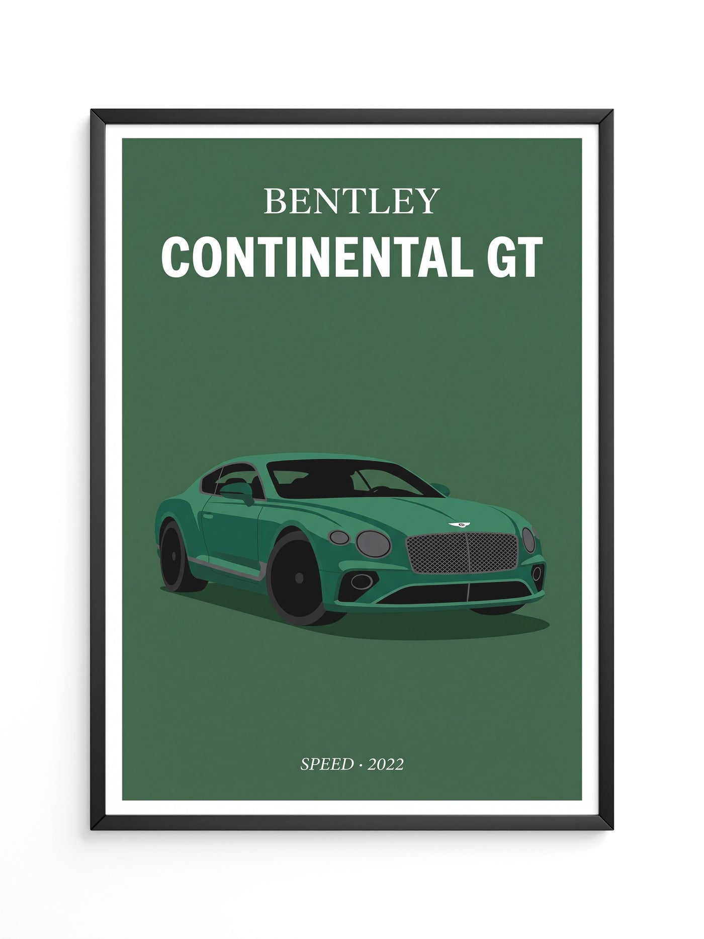 Bentley Coupé Grün Frontansicht