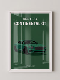 Bentley Coupé Grün Frontansicht