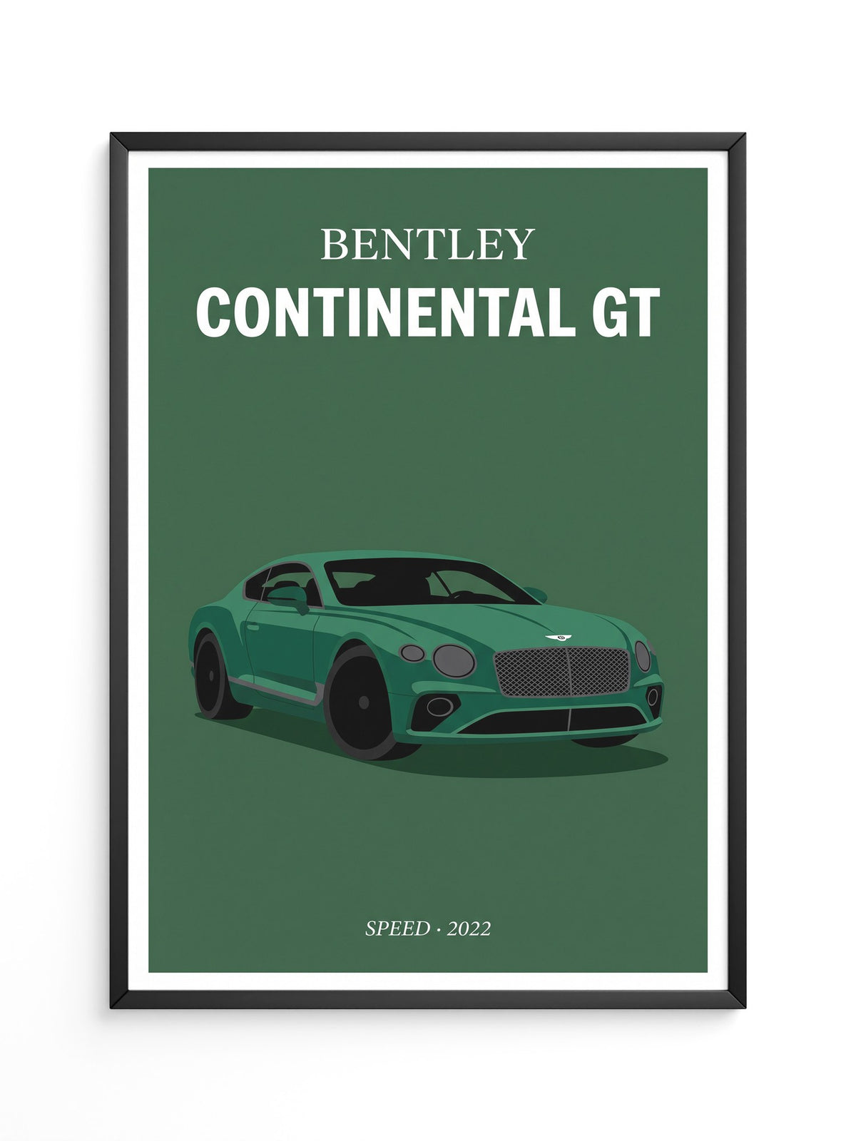 Bentley Coupé Grün Frontansicht
