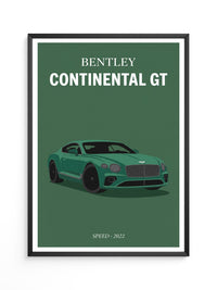 Bentley Coupé Grün Frontansicht