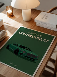 Bentley Coupé Grün Frontansicht