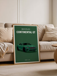 Bentley Coupé Grün Frontansicht
