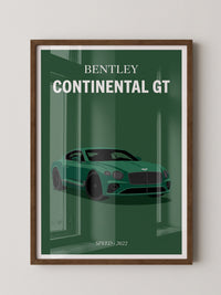 Bentley Coupé Grün Frontansicht