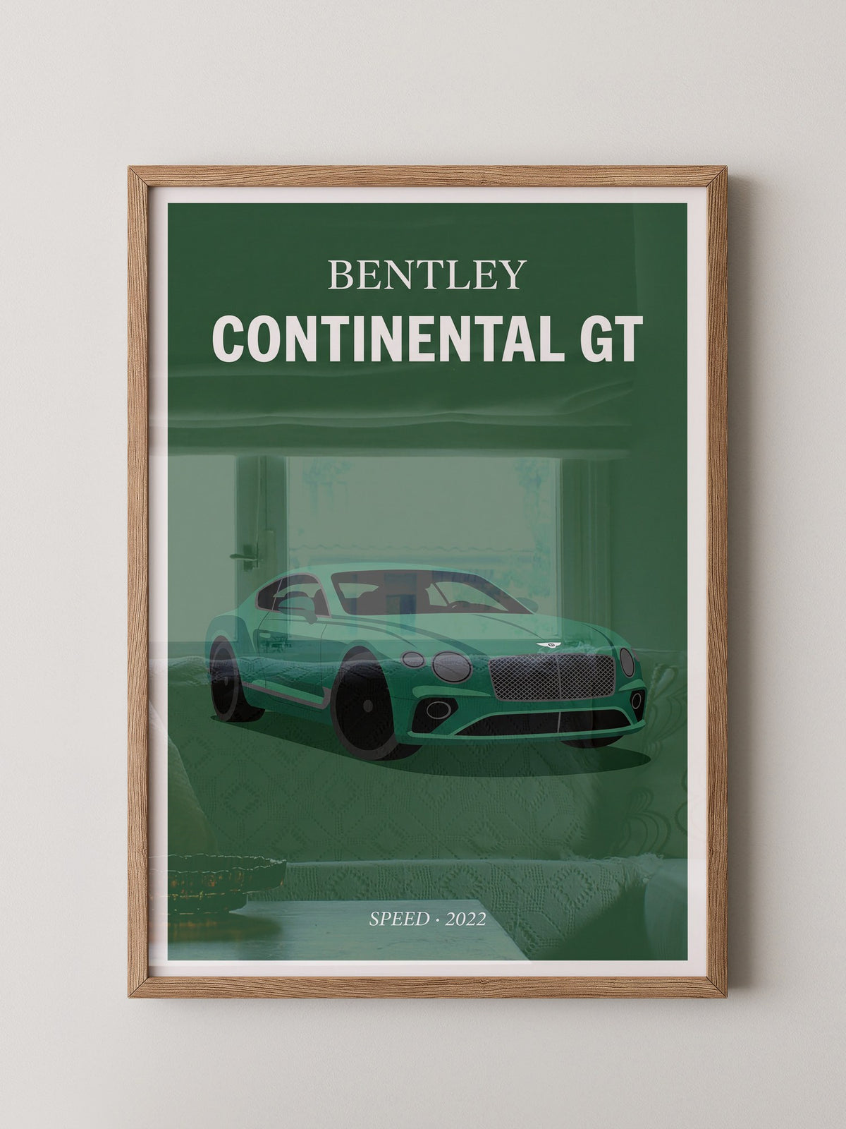 Bentley Coupé Grün Frontansicht
