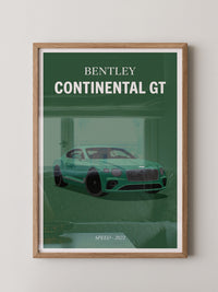 Bentley Coupé Grün Frontansicht