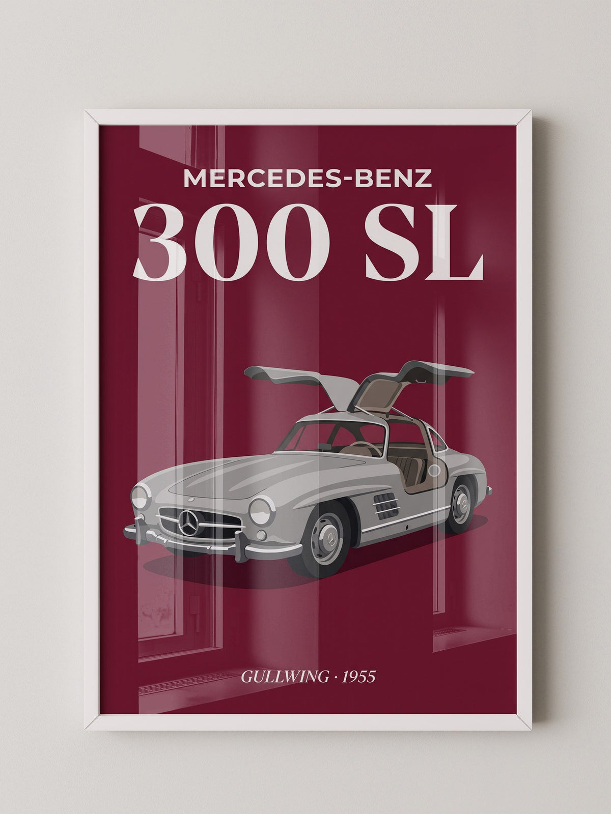 Mercedes 300 SL Gullwing Weiß