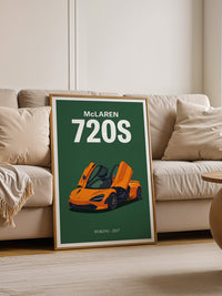 Sportwagen Orange Flügeltüren