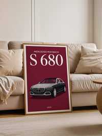 Mercedes Luxusauto Illustration