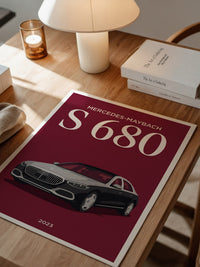 Mercedes Luxusauto Illustration
