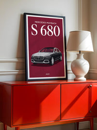 Mercedes Luxusauto Illustration