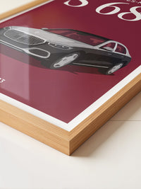 Mercedes Luxusauto Illustration
