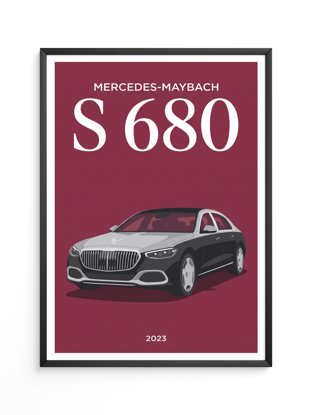 Mercedes Luxusauto Illustration