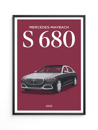 Mercedes Luxusauto Illustration