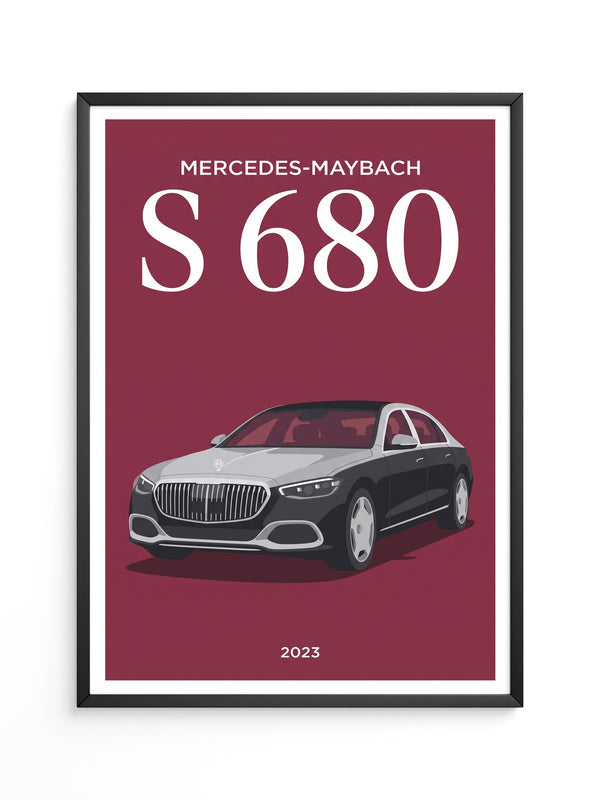 Mercedes Luxusauto Illustration