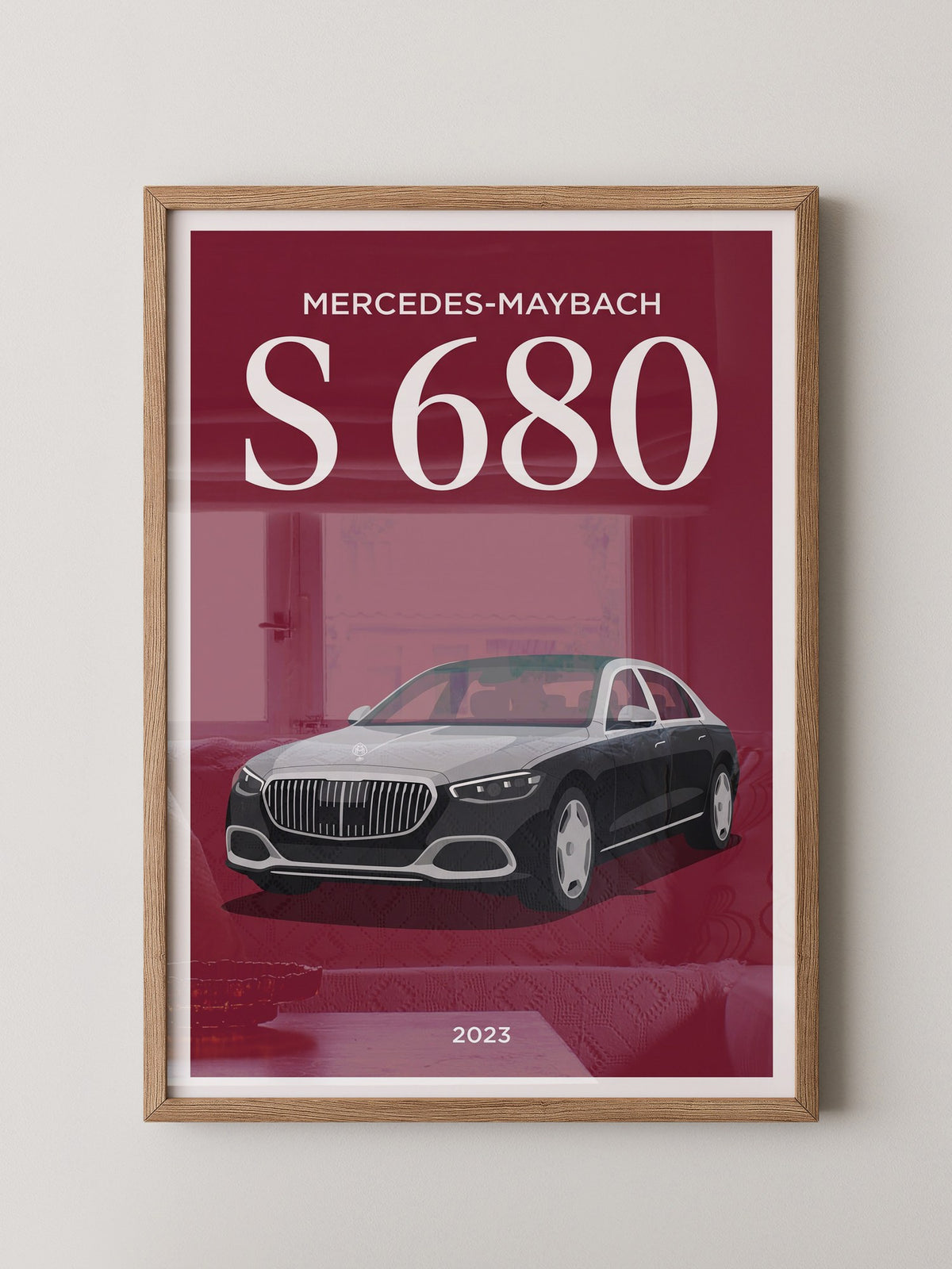 Mercedes Luxusauto Illustration