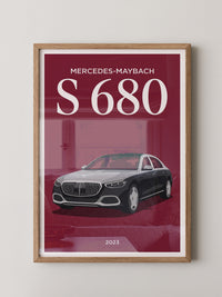 Mercedes Luxusauto Illustration