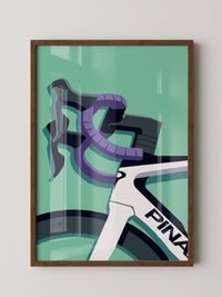 Retro Fahrradlenker Pastellgrün