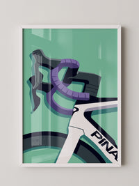 Retro Fahrradlenker Pastellgrün