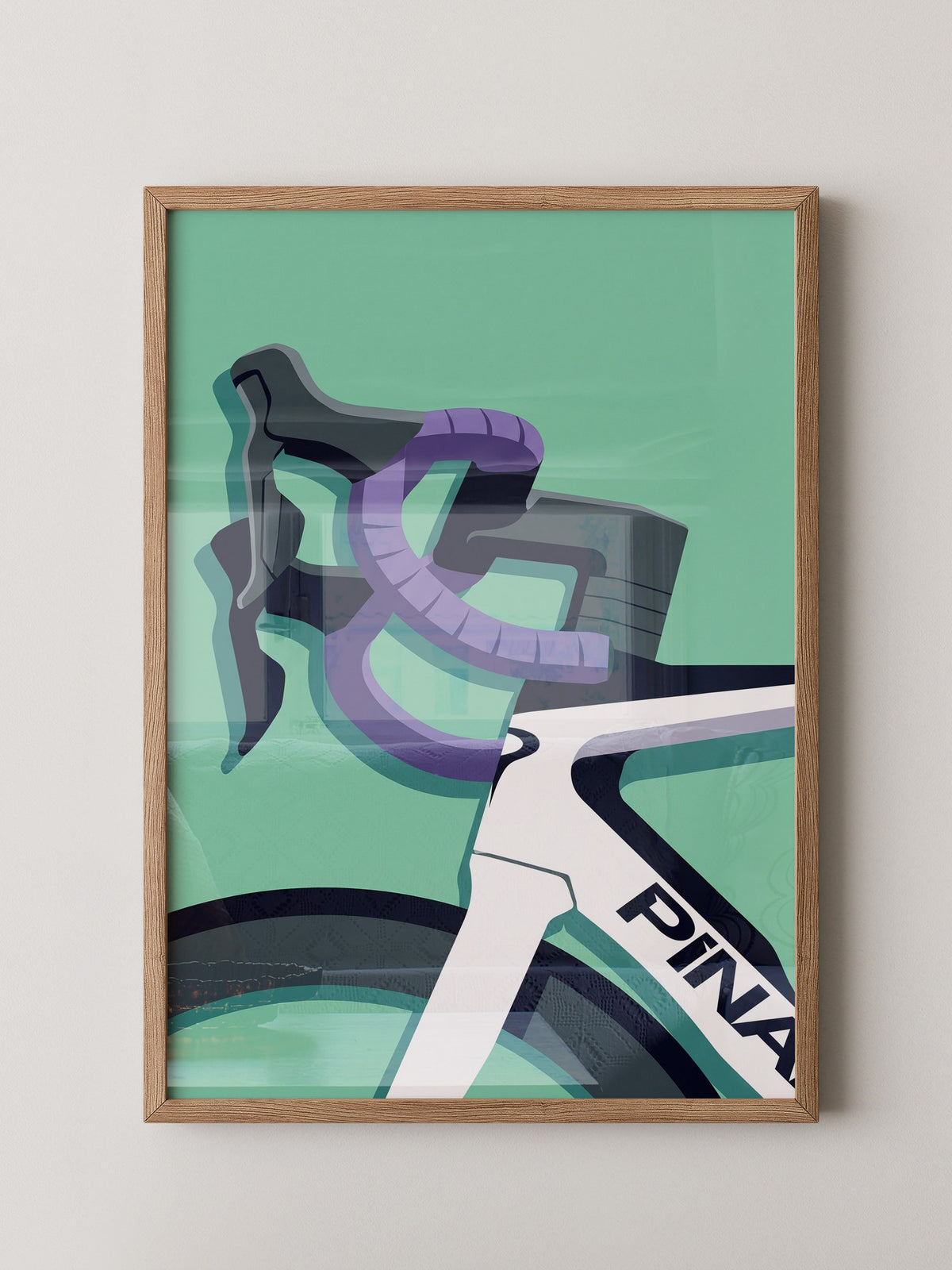Retro Fahrradlenker Pastellgrün