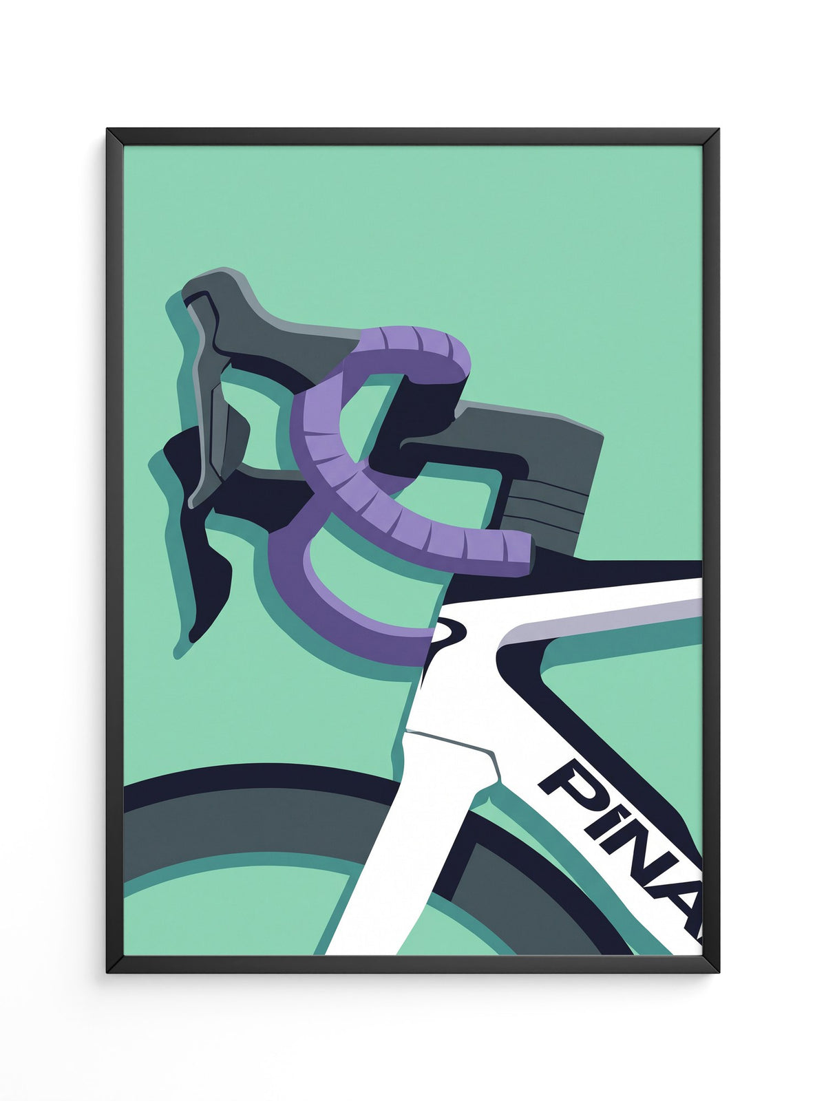 Retro Fahrradlenker Pastellgrün