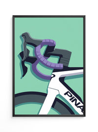Retro Fahrradlenker Pastellgrün
