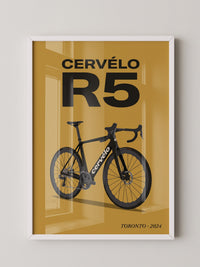 Rennrad schwarz moderne Typografie