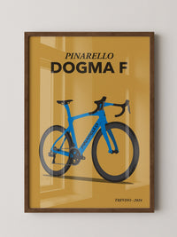 Rennrad Illustration Blau