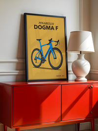 Rennrad Illustration Blau