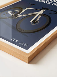 Rennrad Sportliches Design Weiß